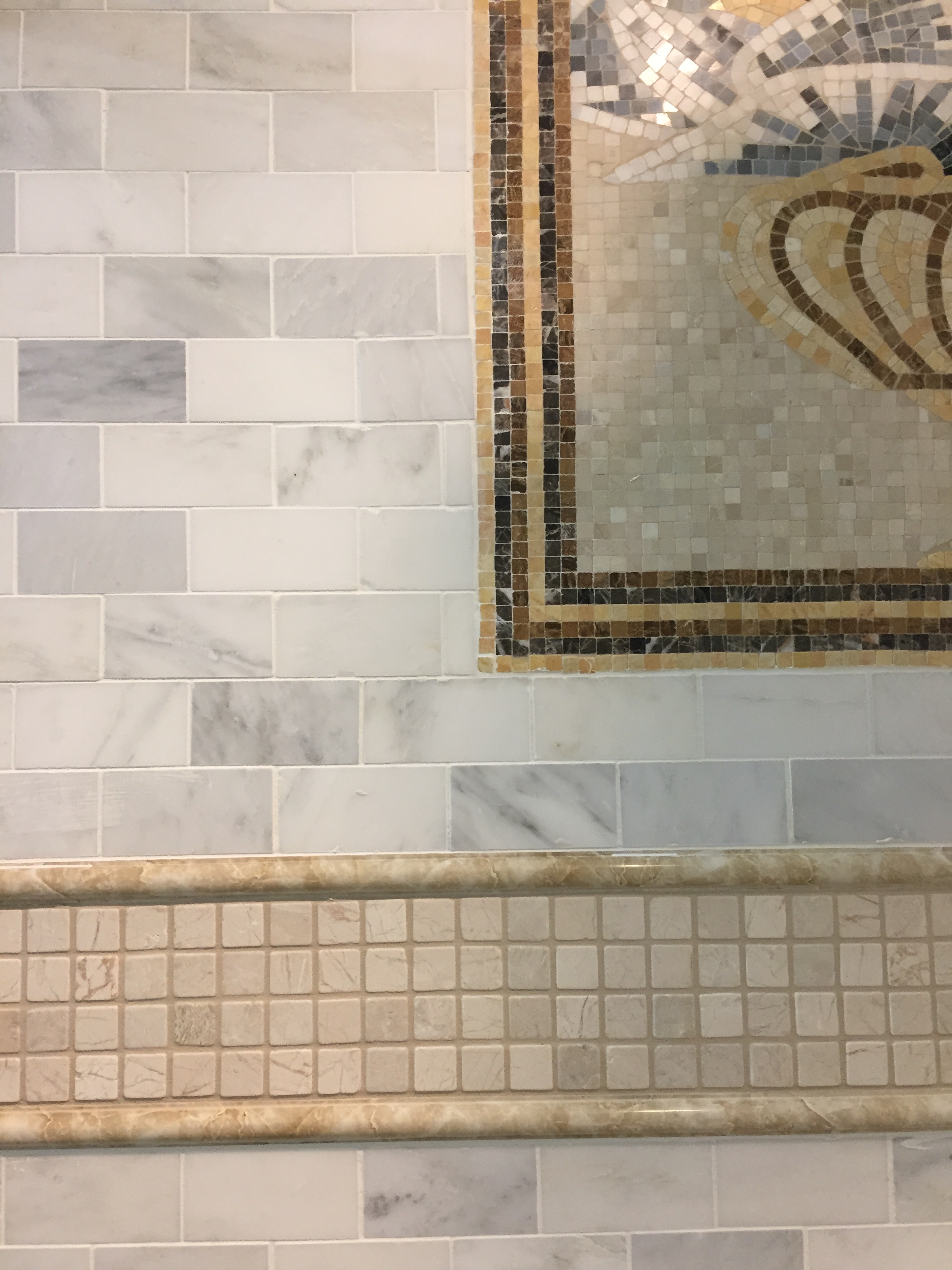 Carrara 2x4 Brick Marble Tile Natural Stone Brick Tile Bath Shower Tile